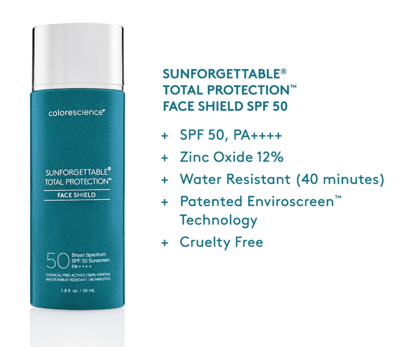 Colorescience Sunscreen Sunforgettable® Total Protection® Face Shield Classic SPF 50