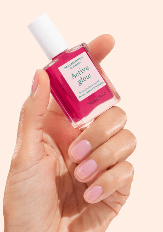 Living Beauty nail polish Manucurist Active Glow Blueberry