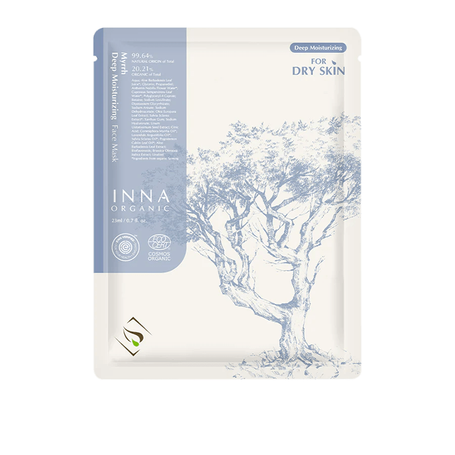 Inna Organics Sheet Mask Inna Organic Myrrh Deep Moisturizing Facial Mask