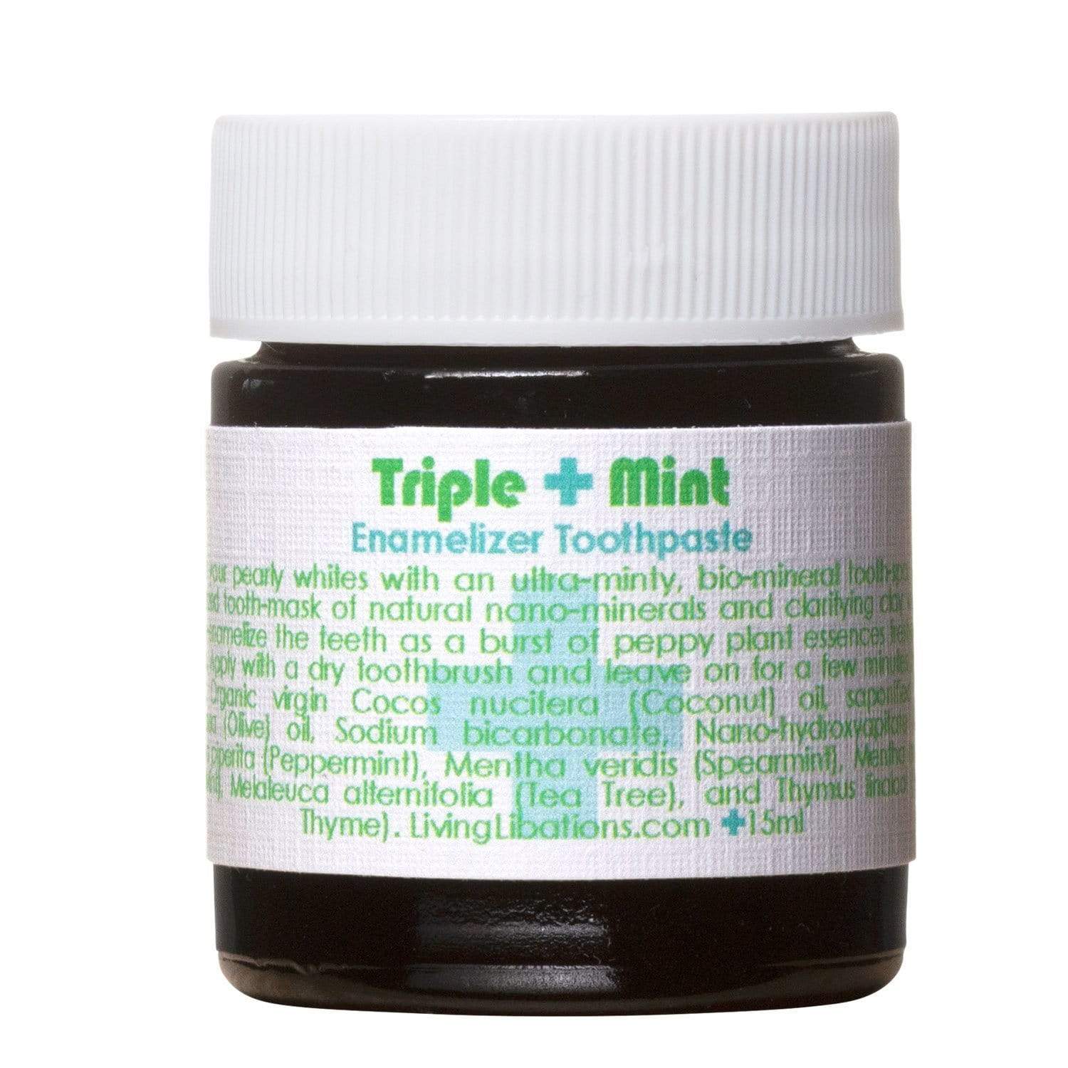 Living Libations Toothpaste Triple Mint Enamelizer Toothpaste