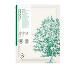 Nourish Clean Beauty Sheet Mask Inna Organic Lemon Tea Tree Mattifying Face Mask