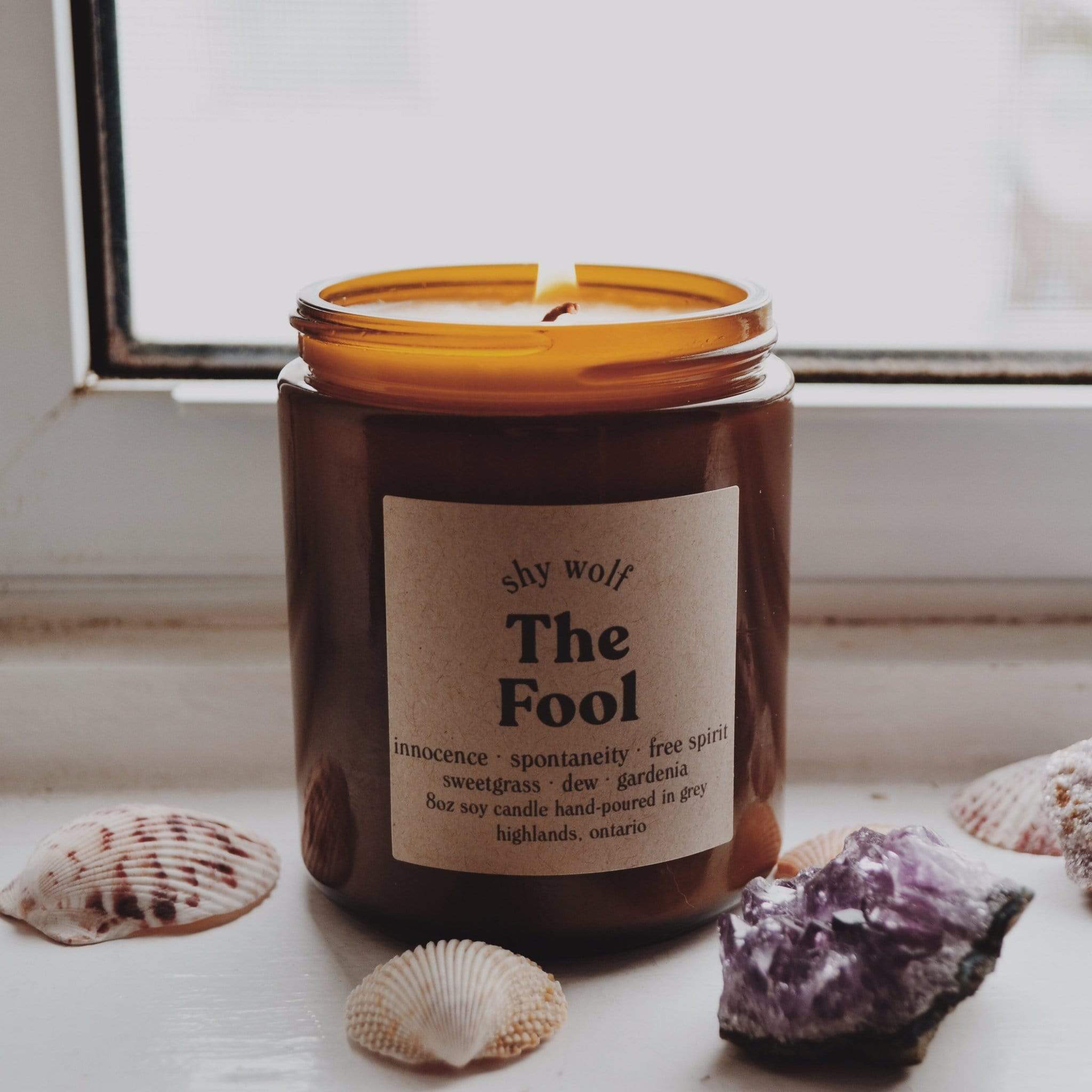 Shy Wolf Candles The Fool