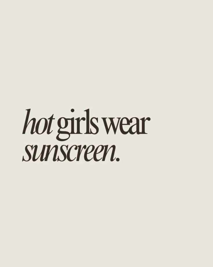 Do I need to wear SUNSCREEN everyday?