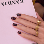 Living Beauty nail polish Manucurist Aubergine Polish