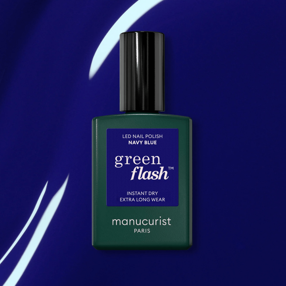 Living Beauty nail polish Manucurist Navy Blue Polish