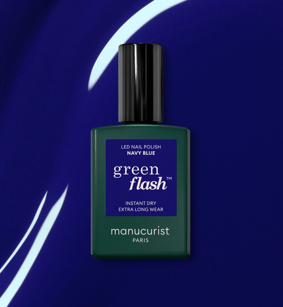 Living Beauty nail polish Manucurist Navy Blue Polish