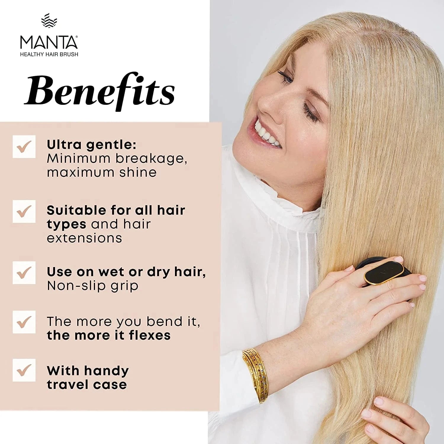 Manta Manta Healthy Hair Brush