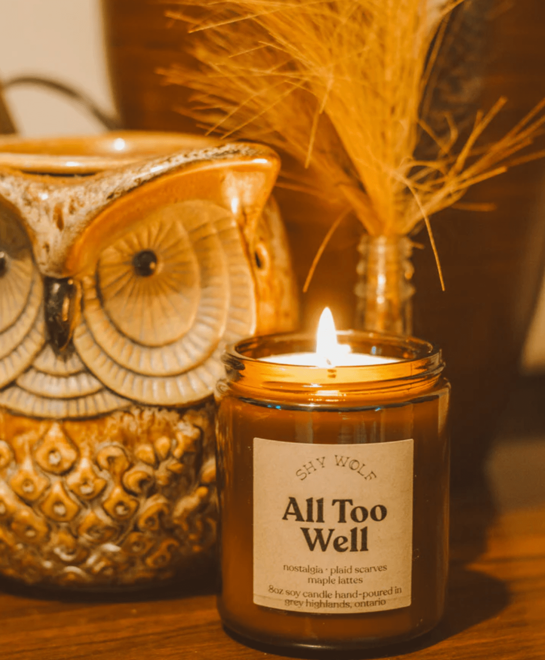 Shy Wolf Candle All Too Well
