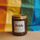 Shy Wolf Candle Pride