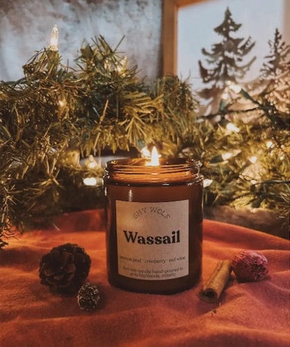 Shy Wolf Candles Wassail