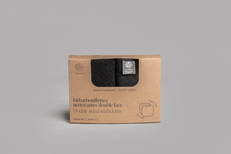 EcoTao 2 / Black Washcloth EcoTao wipes