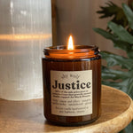 Shy Wolf Candle Justice