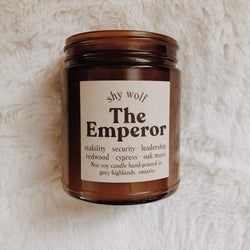 Shy Wolf Candle The Emperor