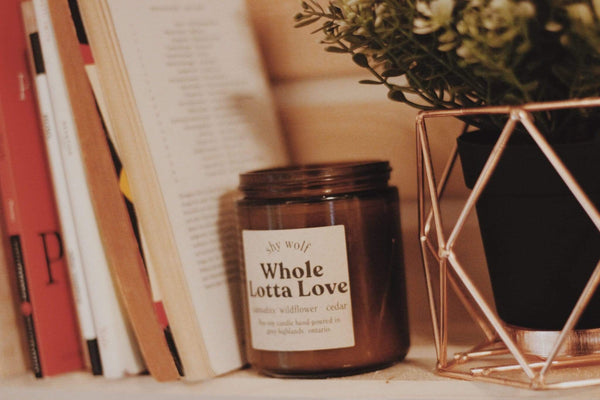 Shy Wolf Candle Whole Lotta Love