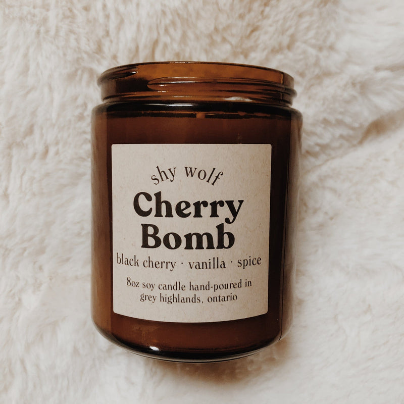 Shy Wolf Candles Cherry Bomb