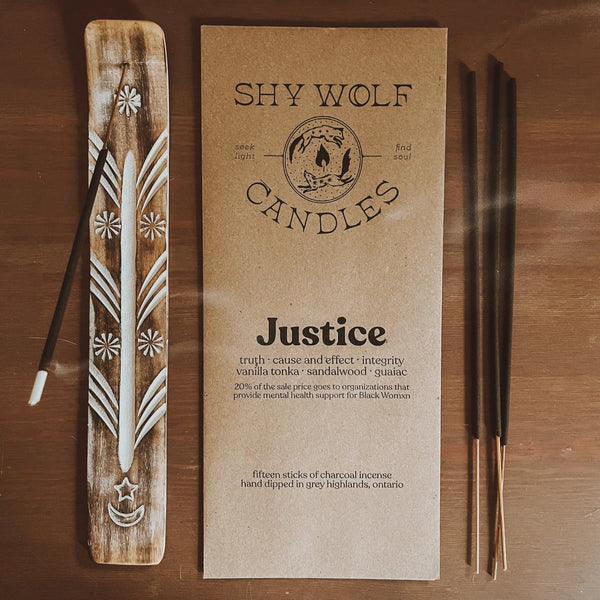 Shy Wolf Justice Incense